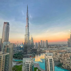 Prestige Living 2br With Full Burj Khalifa And Fountain View By شقة دبي